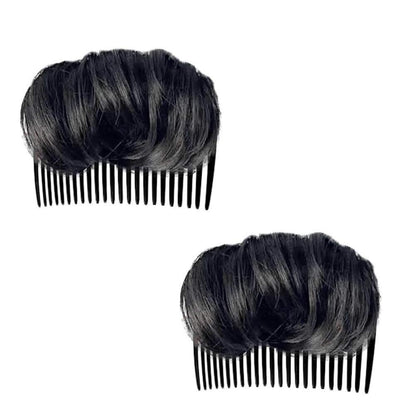 Stylebest Volume Hair Base Invisible Hair Pad - Light Brown, Dark Brown, Black - Bun Maker Insert Tool for Women