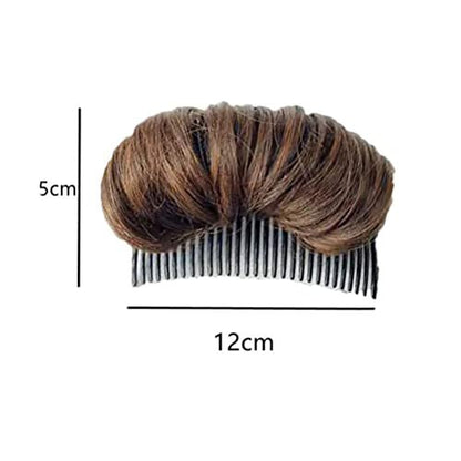 Stylebest Volume Hair Base Invisible Hair Pad - Light Brown, Dark Brown, Black - Bun Maker Insert Tool for Women
