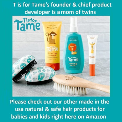 T is for Tame - Natural Conditioner Spray & Smoothing Hair Cream for Frizz, Flyaways & Static, All Hair Types, Made in the USA - 4.2 fl oz & 3.38 fl oz Avelisse
