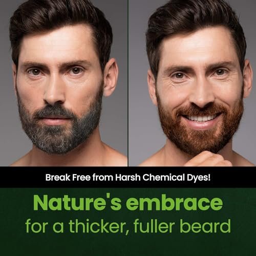 Herb Speedy Herb For Men Mustache & Beard Dye – Soft Black (1 Pack) – PPD-Free, Ammonia-Free, Vegan & Gentle for Sensitive Skin Avelisse