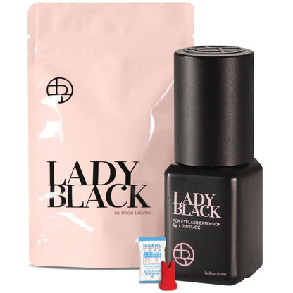 Professional Semi Permanent Eyelash Extension Glue - 5ml Black, 1-3s Drying Time, 5-6 Week Retention, Latex Free Avelisse