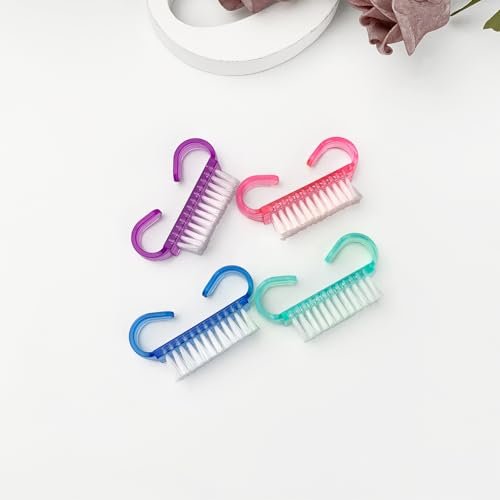 16 Pack Handle Grip Nail Brushes - Travel Size Fingernail Brush, Mini Hand Scrub Cleaning Brushes for Nails and Toes - görsel 11