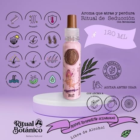 Keratina Ritual Botanico Organic Vegan Progressive Hair Straightening Kit - 250ml + 120ml Thermo Protector with Applicator Brush & Instructions Avelisse