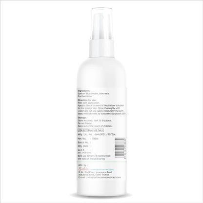 Getrid Chemical Peel Neutralizer Spray (100 ml / 33.8 fl oz) pH Balancing Sodium Bicarbonate Mist for Skin Care - Hydrating Toner for Facial Peels Avelisse