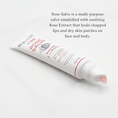 C.O. Bigelow Assorted Lip Balm Tubes Trio: Rose Salve, My Favorite Lip Balm & Mentha Shine (Pack of 3, 0.5 oz Each) Avelisse