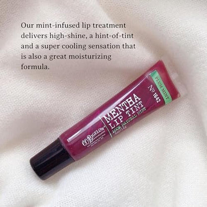 C.O. Bigelow Plum Mentha Lip Tint Trio - Pack of 3 Purple Tinted Lip Gloss with Peppermint Oil, High Shine Finish, 0.5 oz Each Avelisse