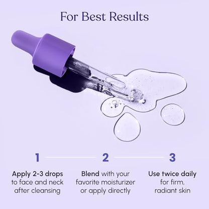BOOST 100% Pure Volufiline Serum - Instant Plumping Hydration Facial Serum for Visibly Plumper Skin - Anti-Aging Ampoule for Loss of Volume - Korean Skincare for Face, Neck & Décolleté, 0.5 Fl Oz