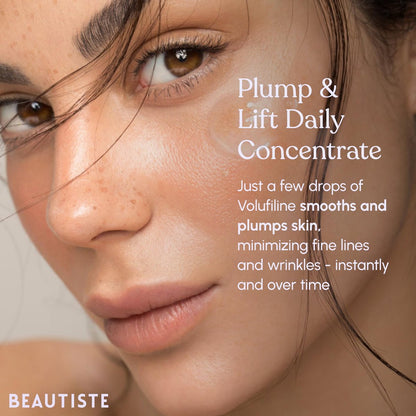 BOOST 100% Pure Volufiline Serum - Instant Plumping Hydration Facial Serum for Visibly Plumper Skin - Anti-Aging Ampoule for Loss of Volume - Korean Skincare for Face, Neck & Décolleté, 0.5 Fl Oz