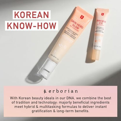 Erborian Skin Hero Eye Cream Perfector - De-Puff, Hydrate & Blur Fine Lines | Korean Skincare Avelisse