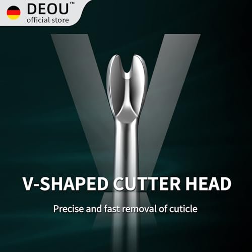 DEOU Cuticle Pusher Dead Skin Remover – Stainless Steel Cuticle Fork & Scraper for Professional Nail Art - görsel 8