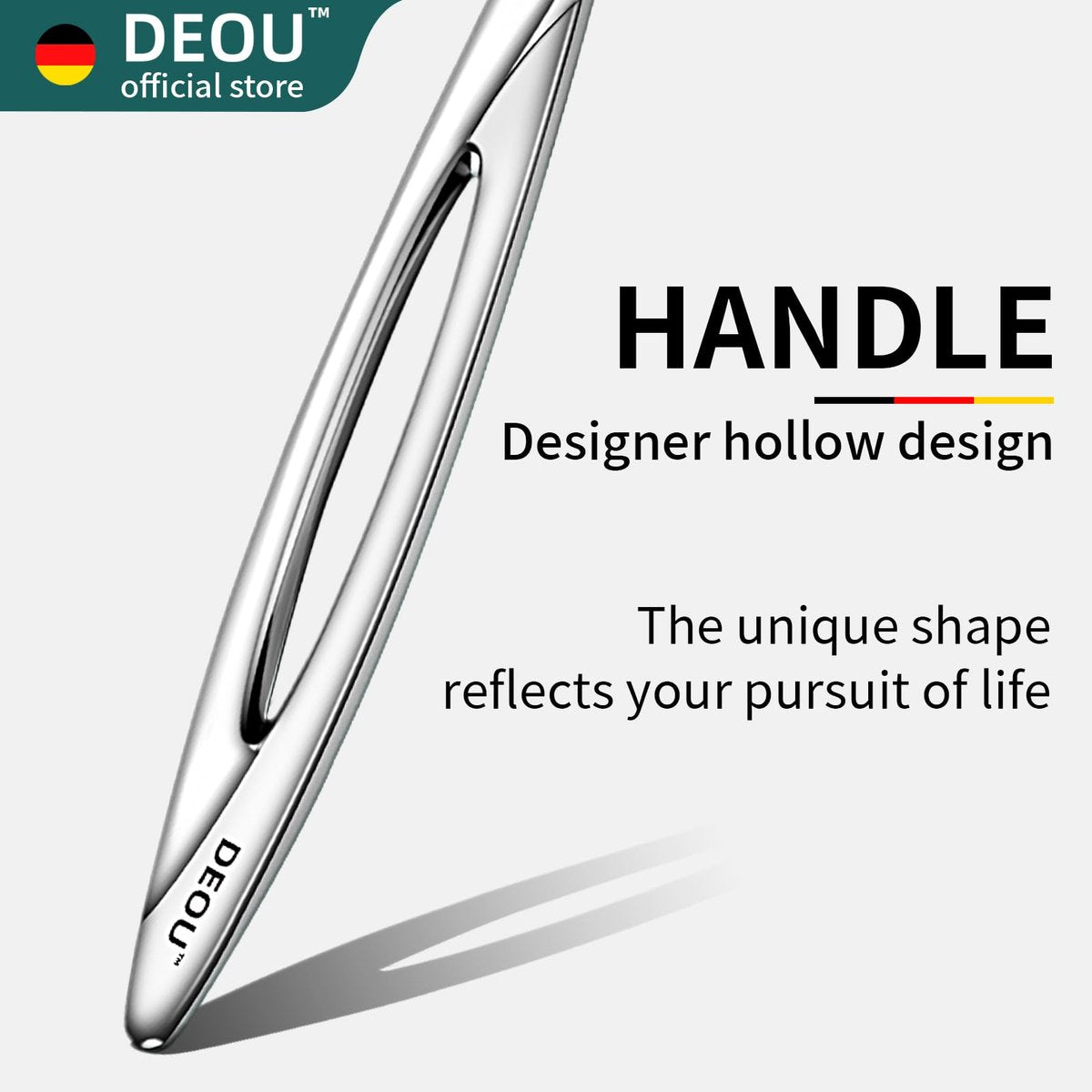DEOU Cuticle Pusher Dead Skin Remover – Stainless Steel Cuticle Fork & Scraper for Professional Nail Art - görsel 9