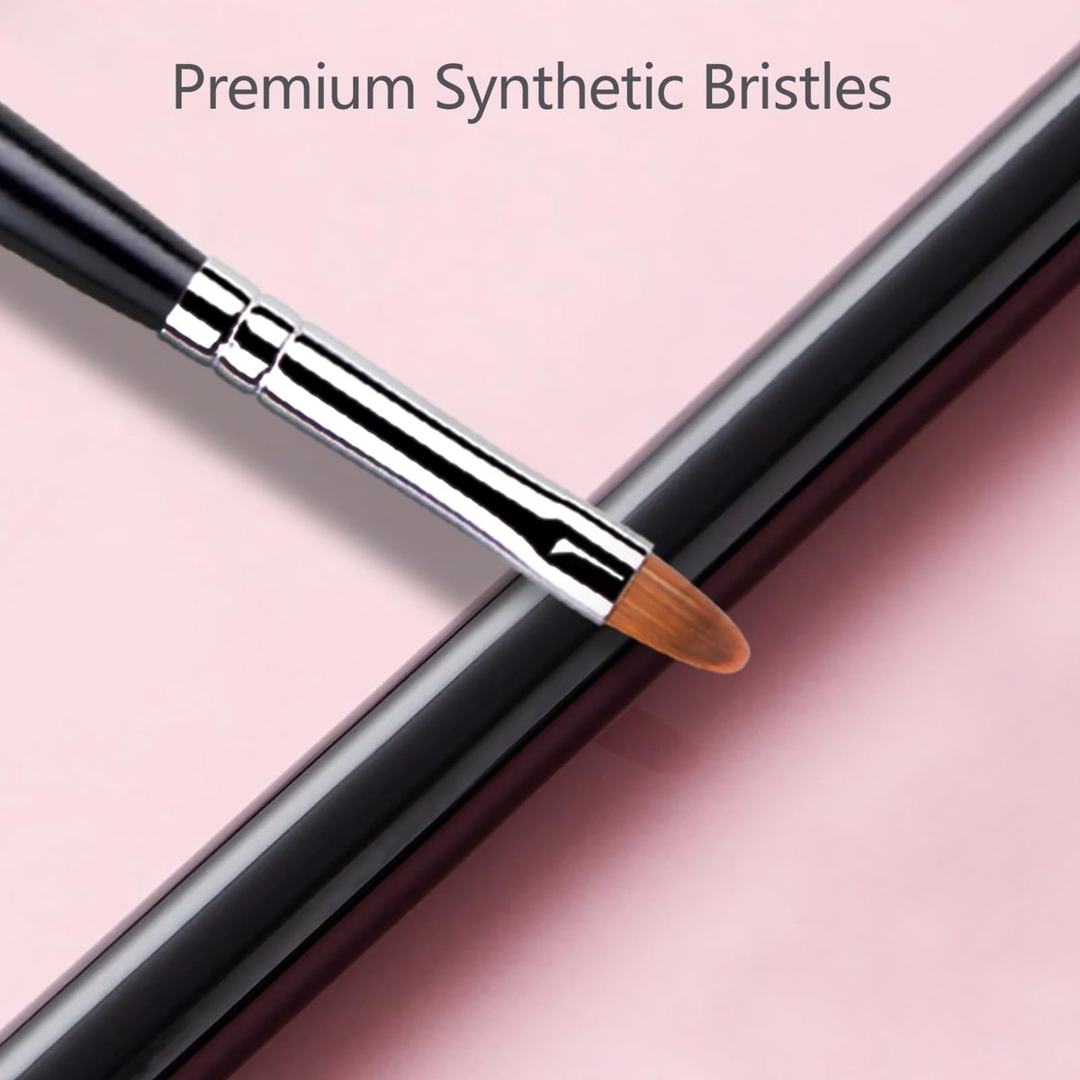 Professional Retractable Lip Brush - – Retractable Design: The brush head retracts into the handle for easy – Image 11