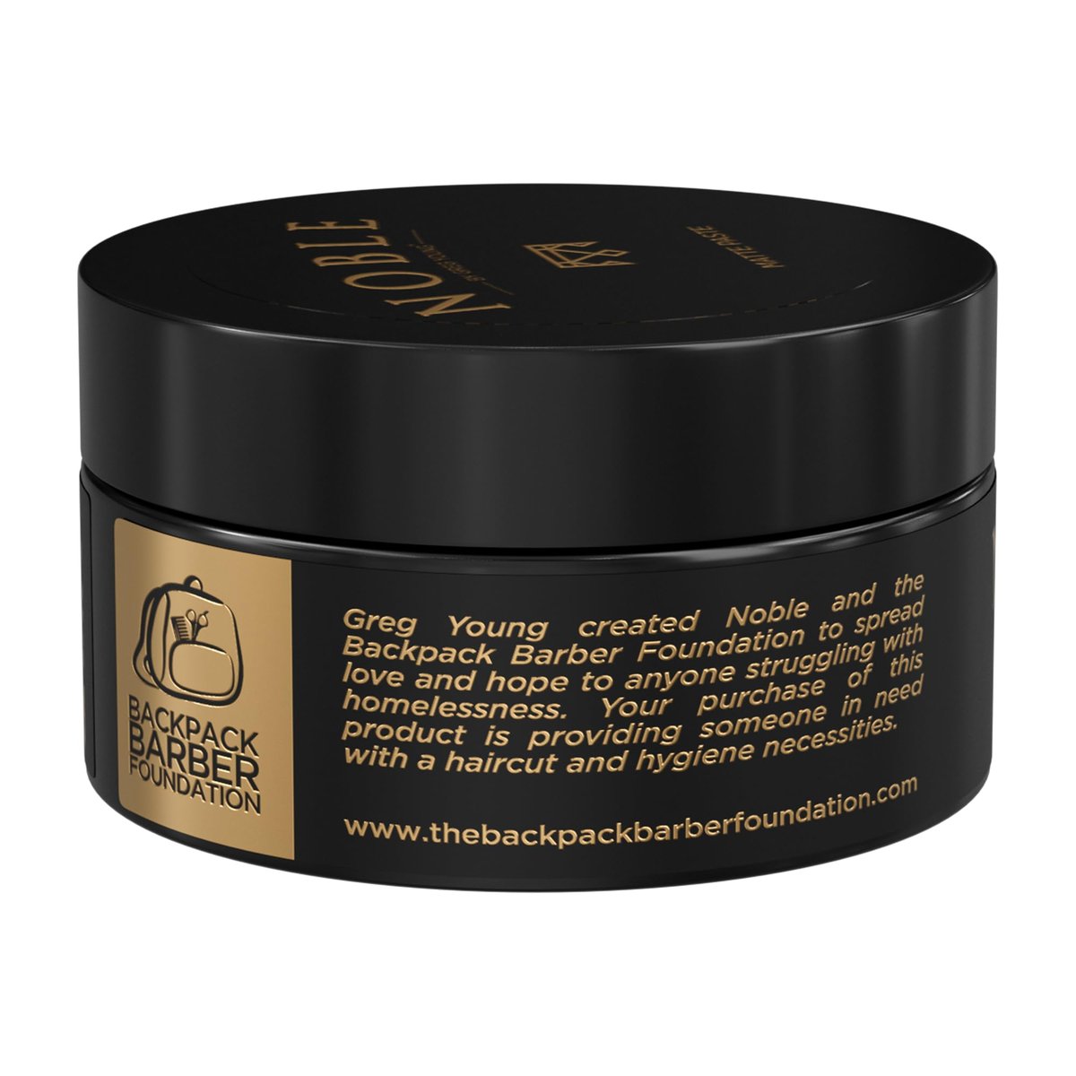 Noble By Greg Young Matte Hair Paste - Strong Hold, Natural Dry Finish, No Flakes - 3 oz Avelisse