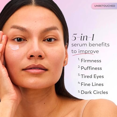 Olay Super Eye Serum - Vitamin C, Caffeine, Niacinamide, Amino Peptide, Aloe Vera - Brightens Dark Circles, Anti-Wrinkle, Anti-Aging, Brightening, Smooths Fine Lines, Firming, Hydrating, 0.45 Oz Avelisse