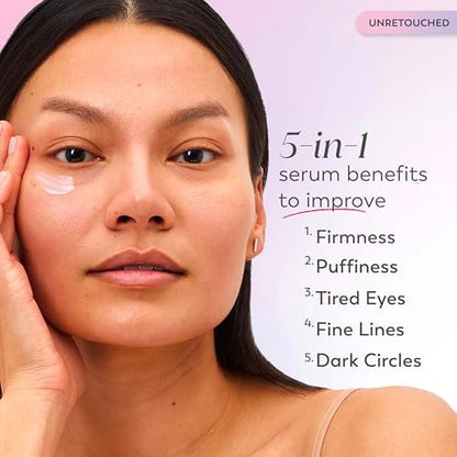 Olay Super Eye Serum - Vitamin C, Caffeine, Niacinamide, Amino Peptide, Aloe Vera - Brightens Dark Circles, Anti-Wrinkle, Anti-Aging, Brightening, Smooths Fine Lines, Firming, Hydrating, 0.45 Oz Avelisse