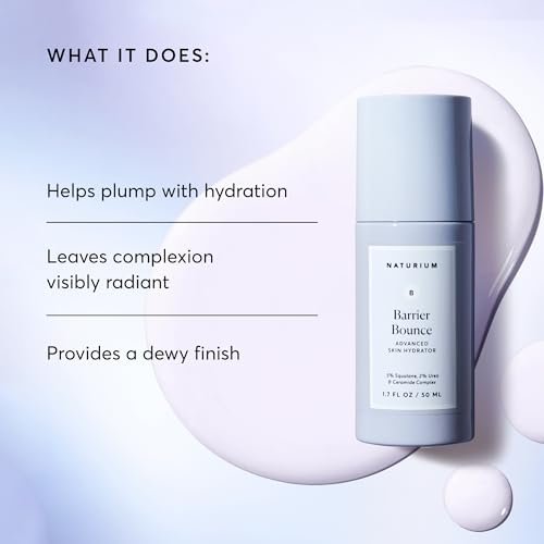 Naturium Barrier Bounce Serum – Plumping Hydration Booster with Squalane & Ceramide Complex for Face, Neck & Chest, 1.7 fl oz Avelisse