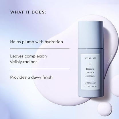 Naturium Barrier Bounce Serum – Plumping Hydration Booster with Squalane & Ceramide Complex for Face, Neck & Chest, 1.7 fl oz Avelisse