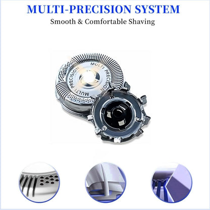 SH50/52 Replacement Heads Compatible with Philips Norelco Series 5000 - Upgrade 3-Pack Shaving Blades Avelisse