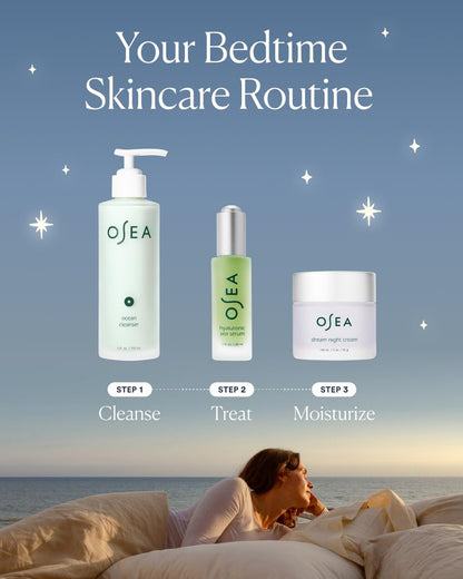 OSEA Dream Night Cream with Bio-Retinol - Anti-Aging Hydrating Face Cream, Plumps & Firms, 1.9 oz Avelisse