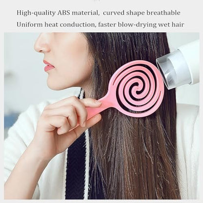 4-Piece Hair Comb Set for Women & Kids – Skin-Friendly, Anti-Static Fine Hair Combs with Scalp Massager – Ultra-Soft Nylon Bristles (Lilac, Light Pink, Lemon Yellow, Turquoise)
