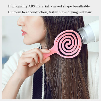 4-Piece Hair Comb Set for Women & Kids – Skin-Friendly, Anti-Static Fine Hair Combs with Scalp Massager – Ultra-Soft Nylon Bristles (Lilac, Light Pink, Lemon Yellow, Turquoise)