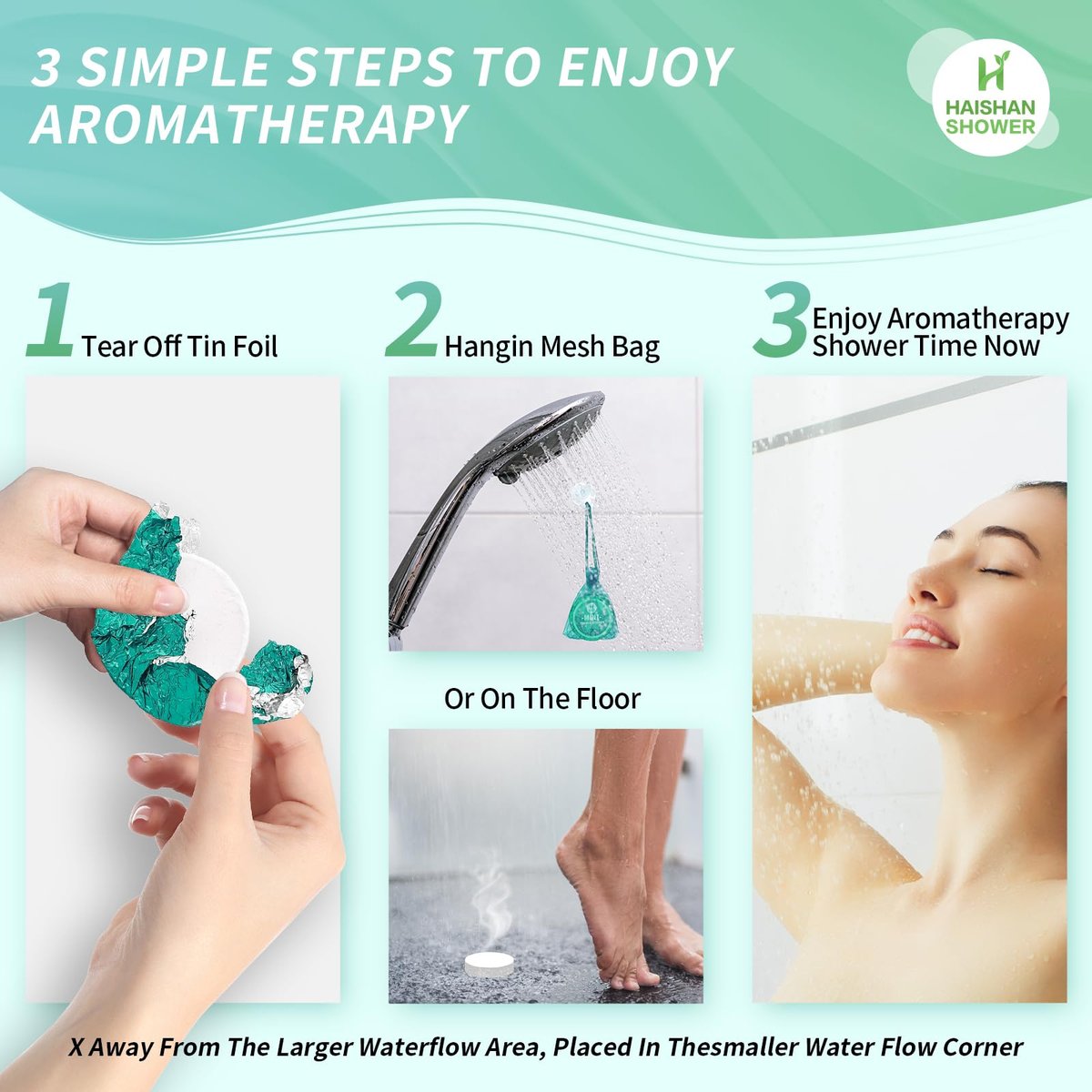 Organic Eucalyptus & Mint Shower Steamers Aromatherapy - 5-Pack Basket Gift Set for Mom, Wife, Women, Men - görsel 11