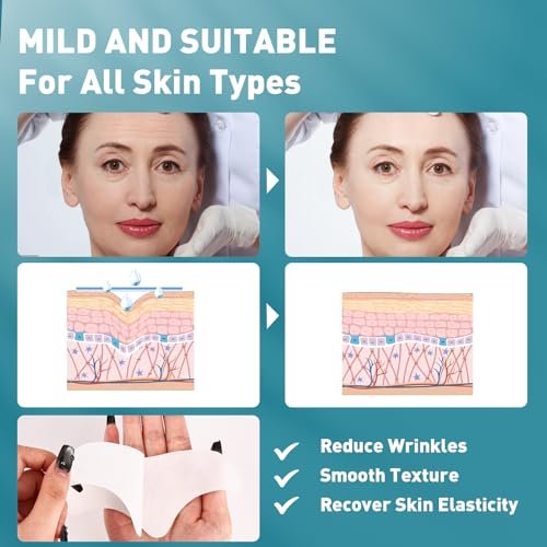 YHOVID 28 Pcs Forehead Wrinkle Patches - Anti Wrinkle Facial Patches with Collagen and Vitamin E for Overnight Use to Smooth Fine Frown Lines & Wrinkles - görsel 10