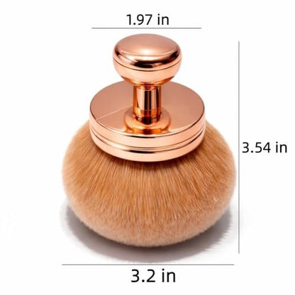 GOERTI Extra Large Self Tanner Brush – Ultra-Dense Kabuki Foundation Brush for Streak-Free Tanning Mousse, Bronzer, Body Foundation & Glow Cream Avelisse