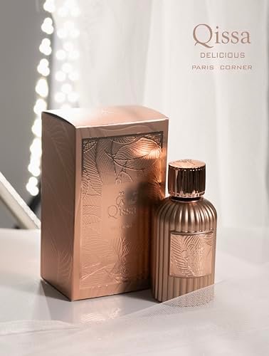 Paris Corner Qissa Delicious Eau de Parfum for Women - 3.4 Fl Oz Gourmand Vanilla & Musk Fragrance Avelisse