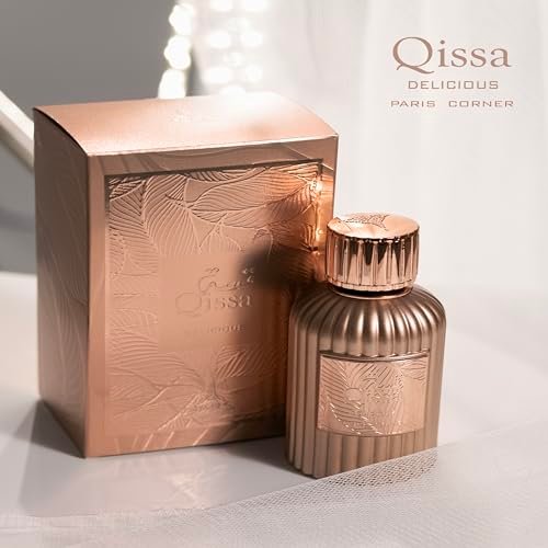 Paris Corner Qissa Delicious Eau de Parfum for Women - 3.4 Fl Oz Gourmand Vanilla & Musk Fragrance Avelisse