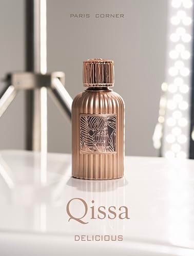Paris Corner Qissa Delicious Eau de Parfum for Women - 3.4 Fl Oz Gourmand Vanilla & Musk Fragrance Avelisse