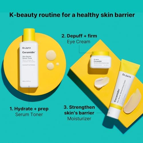 Dr.Jart+ Ceramidin Skin Barrier Repair Korean Face Serum Toner with Ceramides – Milky Toner, 5.07 Fl Oz Avelisse