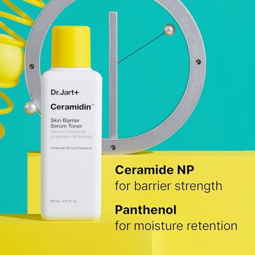Dr.Jart+ Ceramidin Skin Barrier Repair Korean Face Serum Toner with Ceramides – Milky Toner, 5.07 Fl Oz Avelisse