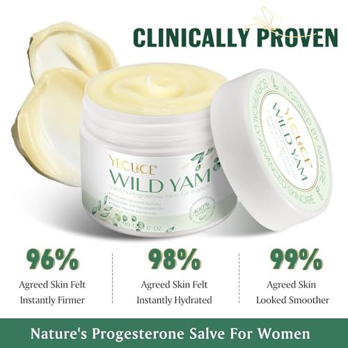 Xaarty Wild Yam Cream for Hormone Balance – Natural Face Moisturizer for Women, Alleviate Menstrual Discomfort & Menopause Issues, Rich in Vitamins, 3.17 Oz - görsel 4