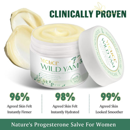 Xaarty Wild Yam Cream for Hormone Balance – Natural Face Moisturizer for Women, Alleviate Menstrual Discomfort & Menopause Issues, Rich in Vitamins, 3.17 Oz