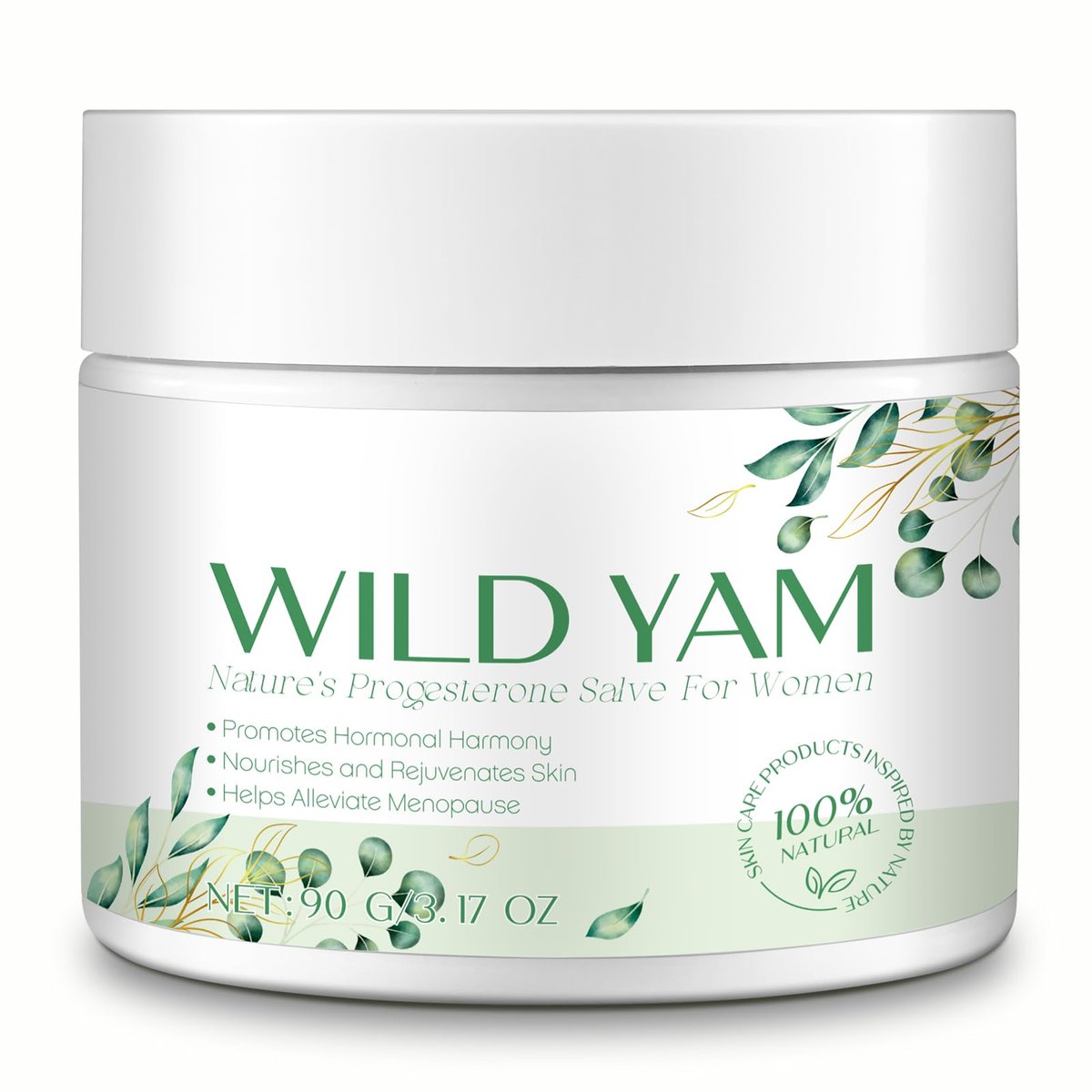 Xaarty Wild Yam Cream for Hormone Balance – Natural Face Moisturizer for Women, Alleviate Menstrual Discomfort & Menopause Issues, Rich in Vitamins, 3.17 Oz - görsel 1