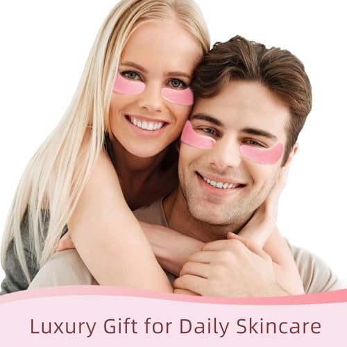 USTELIR Under Eye Patches 40 Pairs - Rose Infused Eye Mask for Dark Circles, Puffy Eyes, Bags, and Wrinkles - Eye Treatment Skin Care for Men & Women - görsel 14