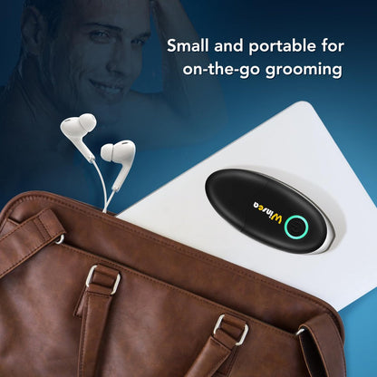 Winsea Ear and Nose Hair Trimmer – Precision Shaver for Men & Women, USB Rechargeable, Waterproof, Quiet & Safe (Black)