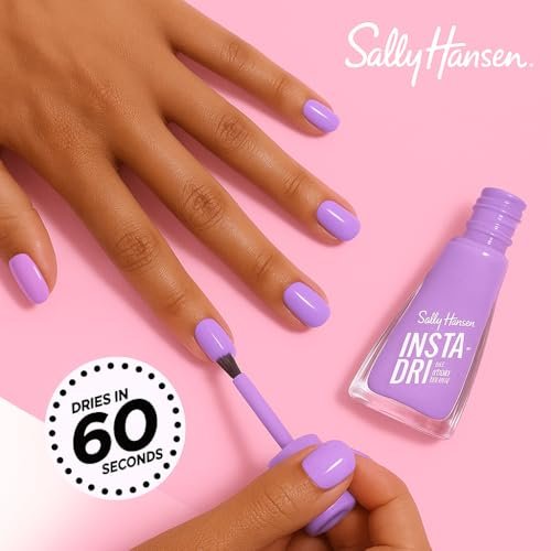 Sally Hansen Insta-Dri Galactic Nail Polish - Quick Dry, Long Lasting, Streak-Free Shine - 110 Ne-Blue-la Holographic Blue-Purple Nail Color - görsel 6