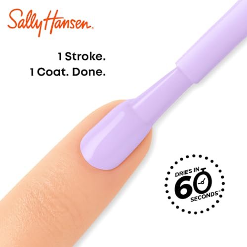 Sally Hansen Insta-Dri Galactic Nail Polish - Quick Dry, Long Lasting, Streak-Free Shine - 110 Ne-Blue-la Holographic Blue-Purple Nail Color - görsel 4