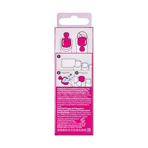 imPRESS Sweet as Honey No Glue Mani Press On Nails - Short Medium Pink Squoval - 24 Nails with Prep Pad & File - görsel 16