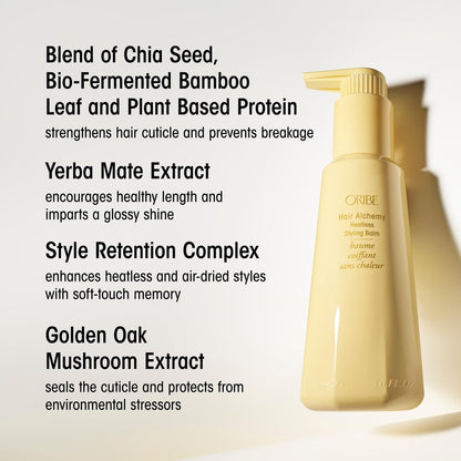 Oribe Hair Alchemy Heatless Hair Styling Balm - Reduces Breakage & Strengthens Hair for Fine to Medium Hair - 5 oz Avelisse