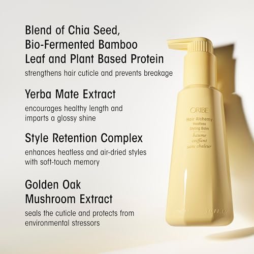 Oribe Hair Alchemy Heatless Hair Styling Balm - Reduces Breakage & Strengthens Hair for Fine to Medium Hair - 5 oz Avelisse