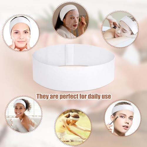obeoby 150 Pieces Disposable Hairband for Women - Non-Woven Fabric Spa Headband for Facial, Makeup, Travel Avelisse