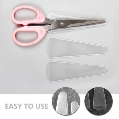 Alipis 50-Pack Transparent Scissor Protector Sleeves - Lightweight, Portable Safety Covers for Hair Shears, Pruning Shears & More