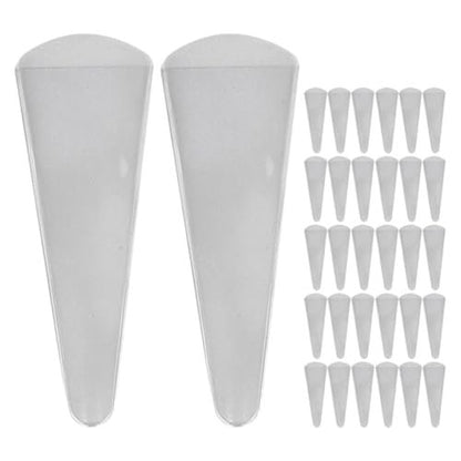 Alipis 50-Pack Transparent Scissor Protector Sleeves - Lightweight, Portable Safety Covers for Hair Shears, Pruning Shears & More