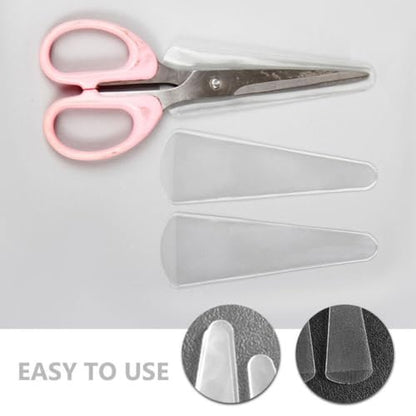 Alipis 50-Pack Transparent Scissor Protector Sleeves - Lightweight, Portable Safety Covers for Hair Shears, Pruning Shears & More