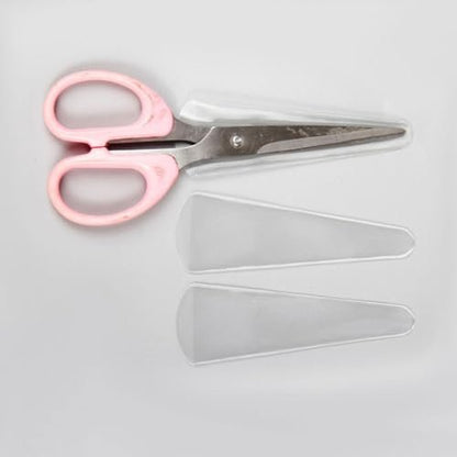 Alipis 50-Pack Transparent Scissor Protector Sleeves - Lightweight, Portable Safety Covers for Hair Shears, Pruning Shears & More
