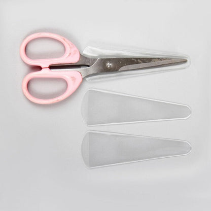 Alipis 50-Pack Transparent Scissor Protector Sleeves - Lightweight, Portable Safety Covers for Hair Shears, Pruning Shears & More