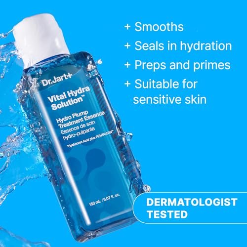 Dr.Jart+ Vital Hydra Solution Hydro Plump Treatment Essence with Hyaluronic Acid for Glass Skin | 5.07 Fl Oz Avelisse